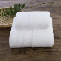 Serviette de Bain Blanche en Coton 100% de Haute Qualité, Personnalisée avec Logo Brodé, Séchage Rapide, pour Hôtels et Spas, Vente en Gros, Livraison Rapide