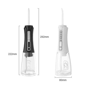 เครื่องฉีดน้ำทำความสะอาดฟันแบบพกพา ชาร์จผ่าน USB ไร้สาย ความจุ 300-400 มล. กันน้ำระดับ IPX7 สำหรับใช้ในบ้านและการเดินทาง - Product Image 2