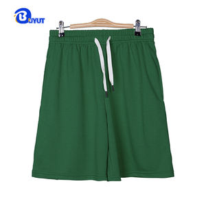 Logo personalizzato 100% poliestere Terry uomo sportivo da corsa pantaloni corti in bianco sublimazione solido pantaloncini da ginnastica da uomo con pareggi - Product Image 1