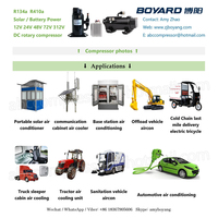Compresseur de climatiseur industriel 8j 12v dc, pour tracteur de camion, construction, excavateur, 2020