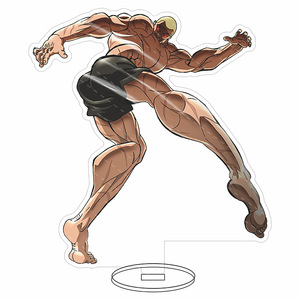 26 estilos Hanma Baki <span class=keywords><strong>Yujiro</strong></span> Retsu Kaioh Orochi Doppo galleta Oliva PVC Anime acrílico soporte placa Cosplay Fans regalos para niños - Product Image 6