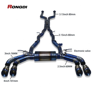 Tuyau d'échappement en titane pour BMW M5 F90 G90 M8 M850i 4.4T 2018-2023, échappement OEM Valvetronic Catback - Product Image 1