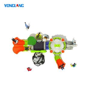 ชุดสไลด์พลาสติกกลางแจ้งสำหรับเด็กอุปกรณ์สนามเด็กเล่นกลางแจ้ง - Product Image 3