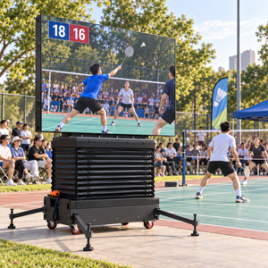 Pantalla LED P5 Práctica para Exteriores con Ruedas, Reutilizable, para Transmisión de Puntuaciones en Eventos Deportivos Amateurs, Alquiler para Partidos - Product Image 1