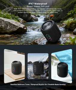 Altavoces Blackview Aurabass 2 BT5.3, 1800mAh, IPX7, Resistentes al Agua, RGB, con Ritmo Musical - Product Image 6