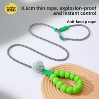 Laisse de promenade en nylon pour chien, corde de fixation tendance, solide, pour petits et moyens chiens, anti-éclatement, anti-emmêlement, anti-évasion, anti-chute brusque
