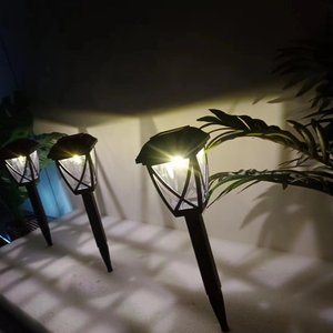 ไฟสวนพลังงานแสงอาทิตย์ HJ-087 แสงสีขาวอบอุ่น ไฟกันน้ำสำหรับกลางแจ้ง ไฟเสียบพื้นสำหรับสนามหญ้า ลานบ้าน และไฟตกแต่งภูมิทัศน์ - Product Image 3