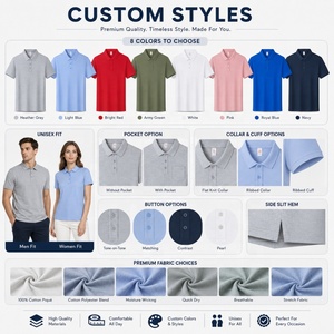 <span class=keywords><strong>Polo</strong></span> a Maniche Corte Personalizzata con Logo per Uomo, 100% Poliestere, Uniforme da Lavoro per Aziende ed Eventi Aziendali - Product Image 3
