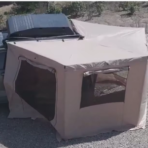 Auvent latéral de voiture 270 degrés Foxwing autoportant 4x4 avec poteau en aluminium pour camping et activités extérieures - Product Image 3