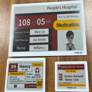 Solución de Oficina Inteligente, Etiqueta Electrónica Digital con Tecnología Ble Api Cloud, Etiqueta ESL, NFC, Pantalla de Tinta Electrónica Grande para Hospital - Product Image 6