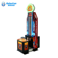 Machine de force de frappe MuchFun Power King, style sportif, en métal, avec prise américaine, pour salle de jeux à monnayeur