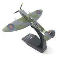 Modèle d'avion de chasse Spitfire de la Seconde Guerre mondiale à l'échelle 1:72, en alliage, produit fini, jouet de collection