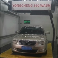 Machine de lavage de voitures entièrement automatique, équipement de lavage de voitures intelligent sans contact, salle de lavage de voitures en libre-service 24h/24