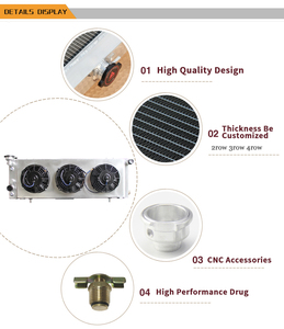 <span class=keywords><strong>Radiateur</strong></span> en <span class=keywords><strong>aluminium</strong></span> et cache-ventilateur pour Jeep Cherokee Comanche 1991-2001 Réservoir d'eau - Pièces automobiles - Product Image 6