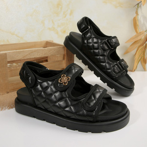 Women Summer Flower Beach Sandals New Thick Sole Platform Open-Toe Roman Sandals - Product Image 6