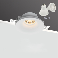 Spot LED encastré anti-éblouissement 220V au design moderne, 7W COB, carré, GU10, pour plafond, maison et bureau