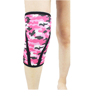 Compression en néoprène de 7mm, manche pour le genou, grande marque privée, soutien pour squats, manchon de compression, levage de poids - Product Image 4