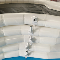 Nouvelle Conception Cible de Golf Gonflable en PVC, Cage d'Entraînement Aquatique avec Drapeau pour Parcs d'Aventures Intérieurs
