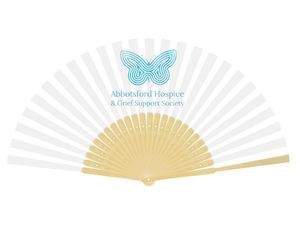 Factory Direct Hot Summer Outdoor White Wedding <b>Gift</b> Custom Design Printed Bamboo Crafts Fan with Plastic Handle Hot Promotion - Product Image 6