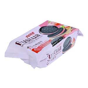 Bán buôn 100g bánh quy nhỏ màu đen với hương vị dâu tây giòn giòn trong túi bao bì ngọt ngào - Product Image 6