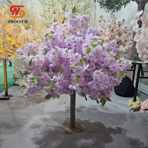 SMOOTH Decoración para Eventos de Boda y Salones de Banquetes, Árbol de Flores de Cerezo Artificial de Color Lavanda Púrpura de 8 Pies de Altura - Product Image 5