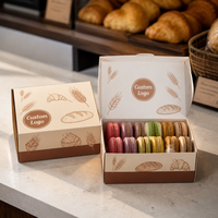 Boîte à dessert pour tranches de gâteau, support en carton alimentaire, emballage pour tranches de gâteau, fourniture OEM ODM pour présentation de pâtisserie haut de gamme, personnalisation sur mesure