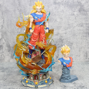 53cm Anime japonés enorme GK Vegeta Super Saiyan figura de acción PVC colección estatua modelo figurita Juguetes - Product Image 3