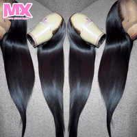 Venta al por Mayor de Pelucas de Cabello Humano Virgen Indio Crudo con Densidad del 200%, Peluca Frontal de Encaje HD Completo 13x4, Pelucas con Frente de Encaje Transparente para Mujeres Negras