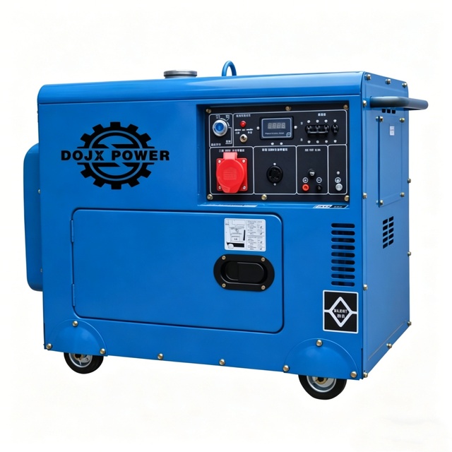 Emergency Backup Diesel Generator, 5/10/20KVA Silent Portable, Auto Start Remote ATS AVR 110V/220V/440V 50/60Hz Home Outdoor Use