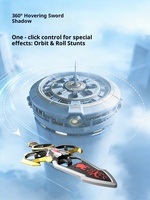 Épée Volante Alien : Drone Acrobatique Télécommandé avec Détection de Vol, Manipsulations Acrobatiques, Vitesse Réglable - Jouet pour Enfants YH
