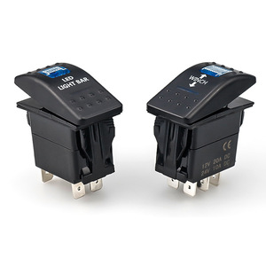 Rocker <b>Switch</b> 15A 24V Double <b>Lamp</b> For Car Rv Yacht Bus Public Transport Conversion - Product Image 2