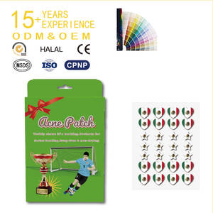 फुटबॉल थीम चैंपियनशिप ट्रॉफी डिजाइन हाइड्रोकोलाइड मुँहासे पिम्पल पैच - Product Image 1