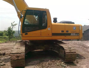 Excavadora sobre orugas Hyundai 305LC-7 usada Corea del Sur con espléndidas condiciones de trabajo de segunda mano Hyundai 305LC a la venta - Product Image 3