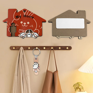 Premios para Eventos, Regalos de Año Nuevo, Regalos Literarios para el <span class=keywords><strong>Día</strong></span> <span class=keywords><strong>del</strong></span> <span class=keywords><strong>Padre</strong></span> y <span class=keywords><strong>del</strong></span> Maestro, Llaveros de MDF para Sublimación - Product Image 4