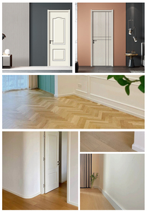 <span class=keywords><strong>Porte</strong></span> coulissante en bois massif de style minimaliste nouvelle <span class=keywords><strong>porte</strong></span> battante de chambre à coucher intérieure avec fonction étanche pour un usage domestique - Product Image 5