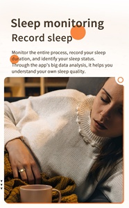 Anillos de Joyería de Moda Vintage con Monitor de Ritmo Cardíaco, Oxígeno en Sangre y Sueño con IA, Opción de Caja - Product Image 3