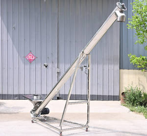 Convoyeur à vis hélicoïdale en acier inoxydable pour le transport de poudres et de matières premières - Product Image 3