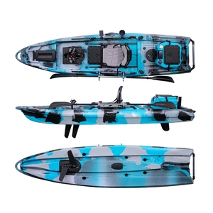 <span class=keywords><strong>Kayak</strong></span> à pédales spécial Galaxy UBP-K9, monoplace, bateau de pêche professionnel sur l'eau - Product Image 1