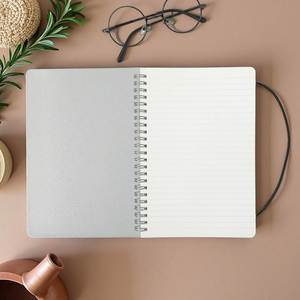 2025 Custom Hardcover Undated A6 Mini Spiral Grid <b>Notebook</b> High Quality PP Plastic Cover <b>Cute</b> Black Cat Stationery - Product Image 4
