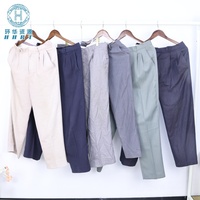 Celana Jas Pria Bekas Premium Bahan Nylon Guangdong Model Campuran Pengiriman Acak-MOQ 200kg Grosir