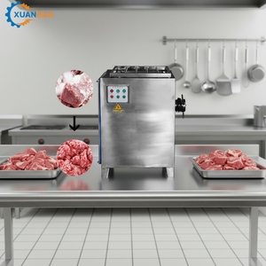 Mélangeur et hachoir à <span class=keywords><strong>viande</strong></span> professionnel robuste - Grande capacité en fonte <span class=keywords><strong>pour</strong></span> hacher et mélanger le bœuf et le piment - Product Image 1