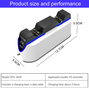 Ps5 điều khiển sạc cho Playstation 5 Trạm Sạc sạc dock đứng cho ps5 Sạc Dock cơ sở - Product Image 3