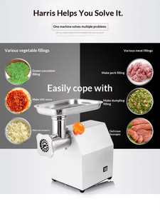 Picadora de Carne Eléctrica de Acero Inoxidable, Picadora de Carne Automática Multifuncional de Sobremesa Pequeña, de Grado Alimenticio Comercial - Product Image 2