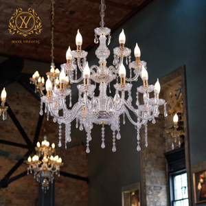 Gold/Silver 15heads Luxury Chandelier Multi Head Hanging Pendant Acrylic Crystal Chandelier for <strong>Wedding</strong> <strong>Ceiling</strong> <strong>Decoration</strong> - Product Image 3