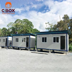 บ้านสำเร็จรูปแบบตู้คอนเทนเนอร์ Cbox ประกอบง่าย แบบแพ็คแบน เคลื่อนย้ายได้ เหมาะสำหรับสำนักงาน ที่พักชั่วคราว บ้านพักพิงฉุกเฉิน หรือที่อยู่อาศัยชั่วคราว - Product Image 3