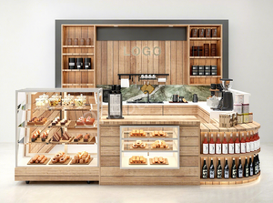 Diseño Interior Moderno y de Lujo para Cafetería y Panadería |   Solución Integral de Mostradores y Exhibidores Personalizados, Diseño Personalizado para Tiendas Completas - Product Image 3