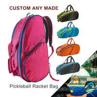 Sac à dos de pickleball grande capacité convertible, organisateur multi-raquettes, sac de sport pour équipement, sacs de tennis et de padel pour hommes