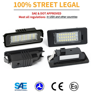 Lampe de plaque d'immatriculation à LED pour Porsche Boxster 987 981 982 Spyder Cayenne 958 92A 911 Carrera 991 <span class=keywords><strong>996</strong></span> 997 Turbo 980 - Product Image 2