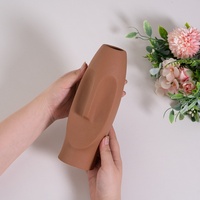 Vase à fleurs de bureau de style européen, design créatif, moderne et simple, ornement d'entrée, décorations douces pour la maison
