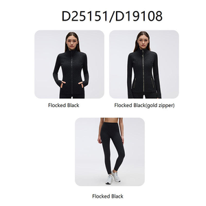 Set di Leggings da Yoga Aderenti e Morbidi con Pois <span class=keywords><strong>Neri</strong></span> per Donna, Design Esclusivo, Disponibile nei Magazzini USA per Fitness e Yoga - Product Image 5